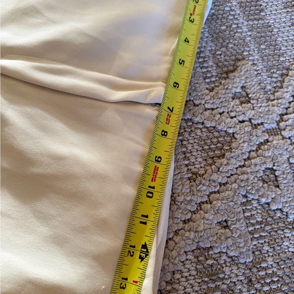 Rare Vintage Women’s white High-Waisted Ponte Pants Sz 27”slight flare - Picture 15 of 15